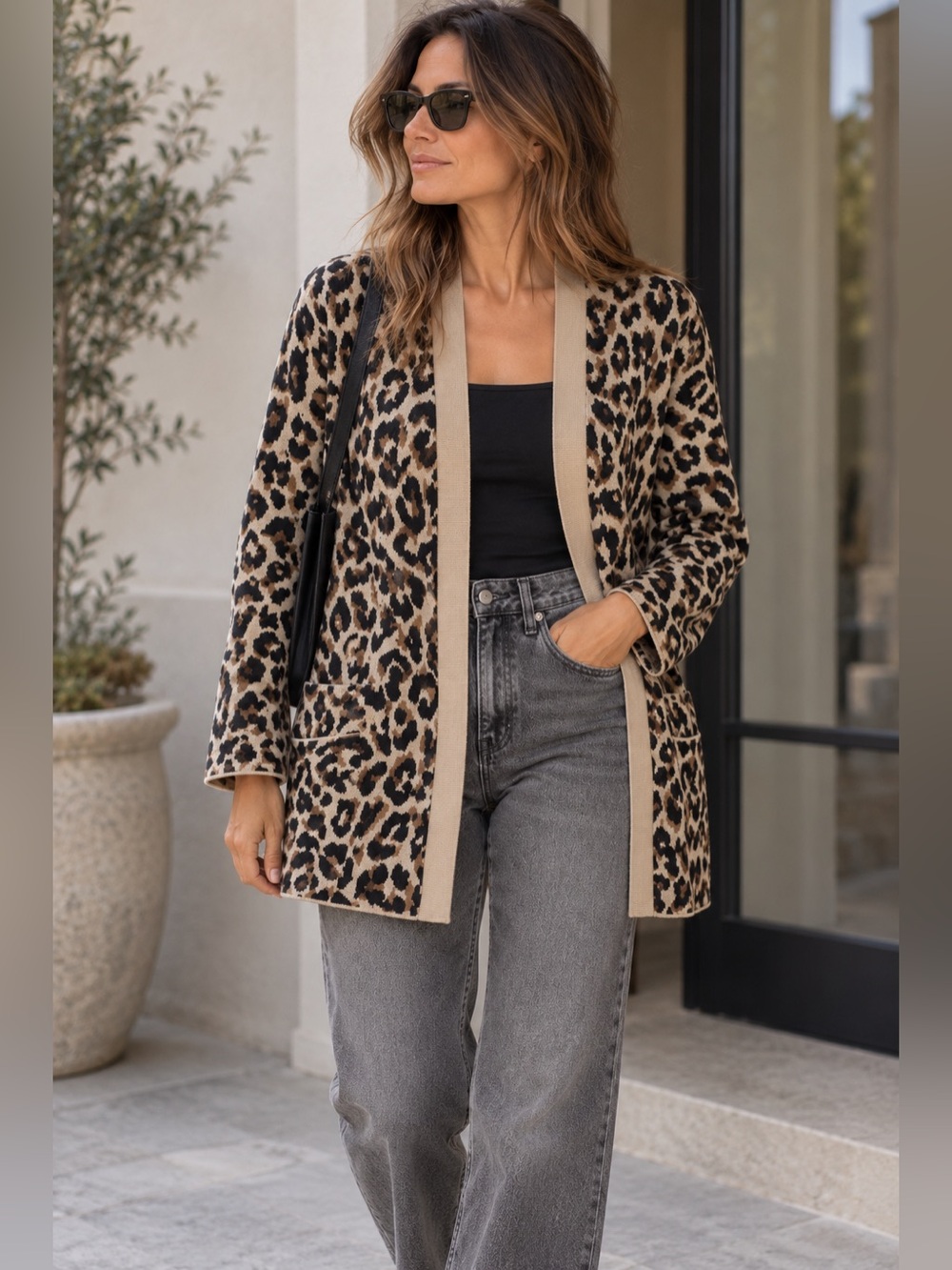 J.CREW Leopard Cardigan Leopard Cotton Cardigan XL NWT